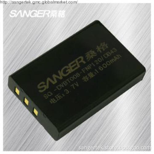 Replacement digital camera battery for RICOH DB43/FNP120